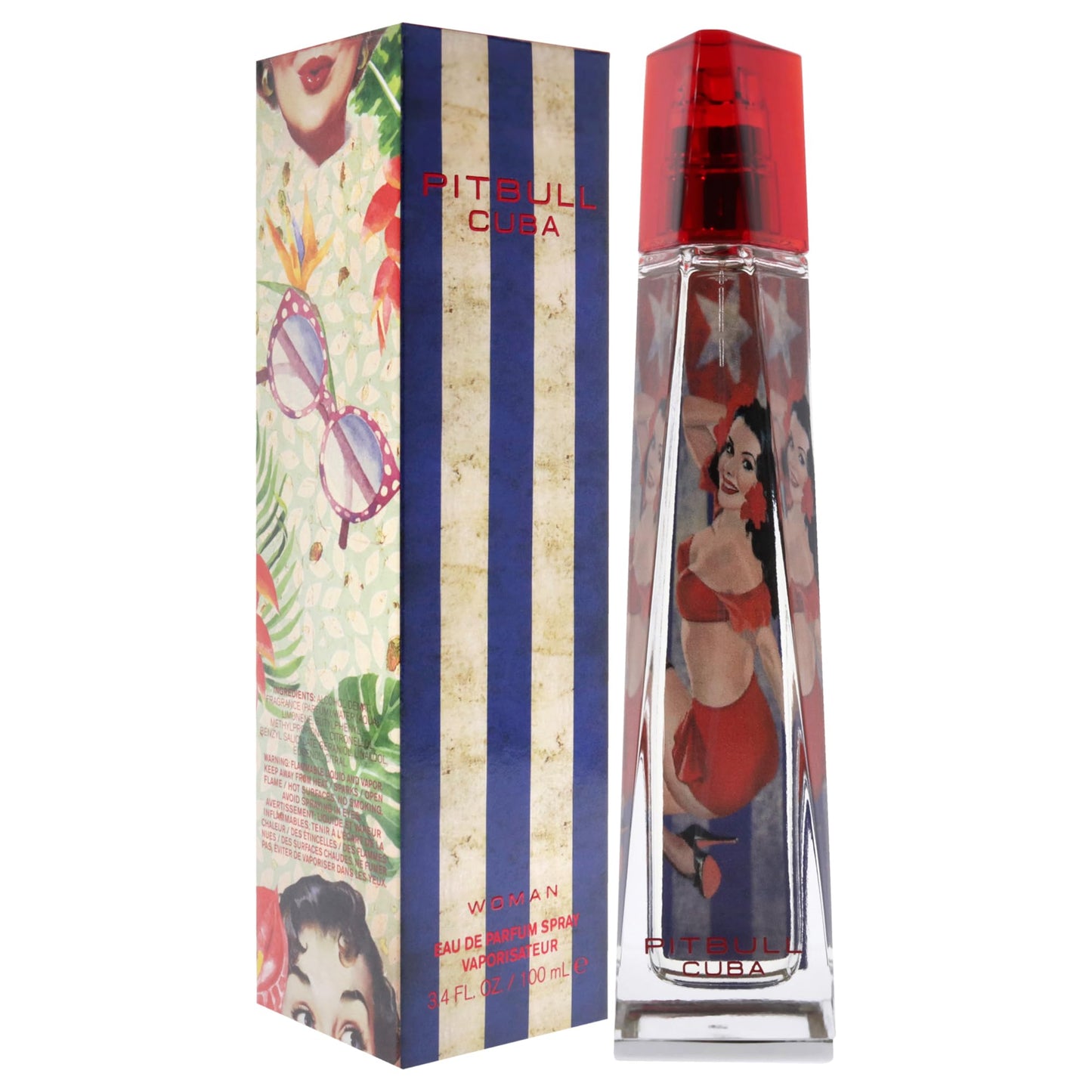 Pitbull Pitbull Cuba EDP Spray Women 3.4 oz Beauty & Personal Care Pitbull Cuba
