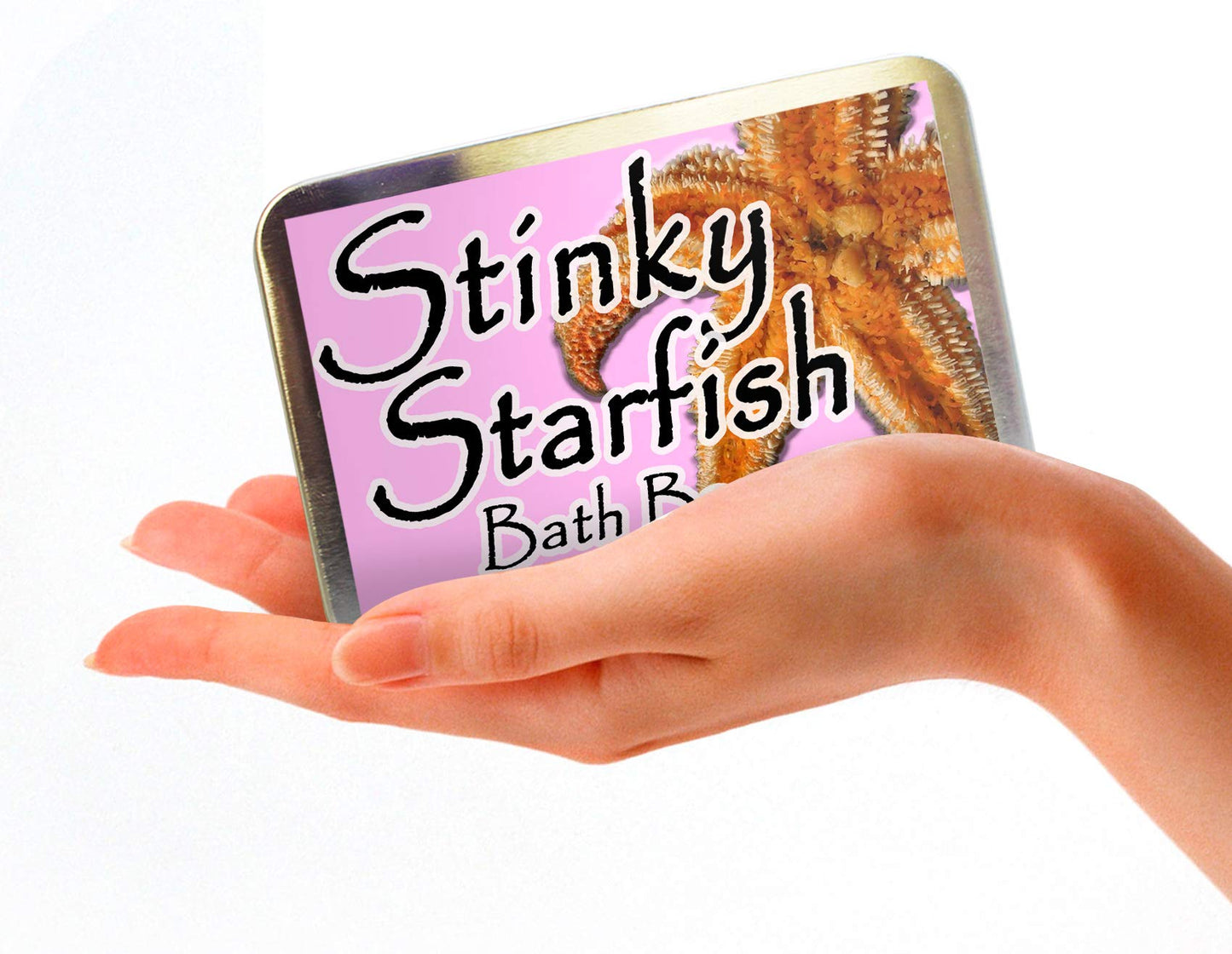 Gears Out Stinky Starfish Bath Bar - Funny Starfish Design - Novelty Bath Soap for Women - Pink Soap - Handcrafted - Made in the USA Beauty & Personal Care Gears Out