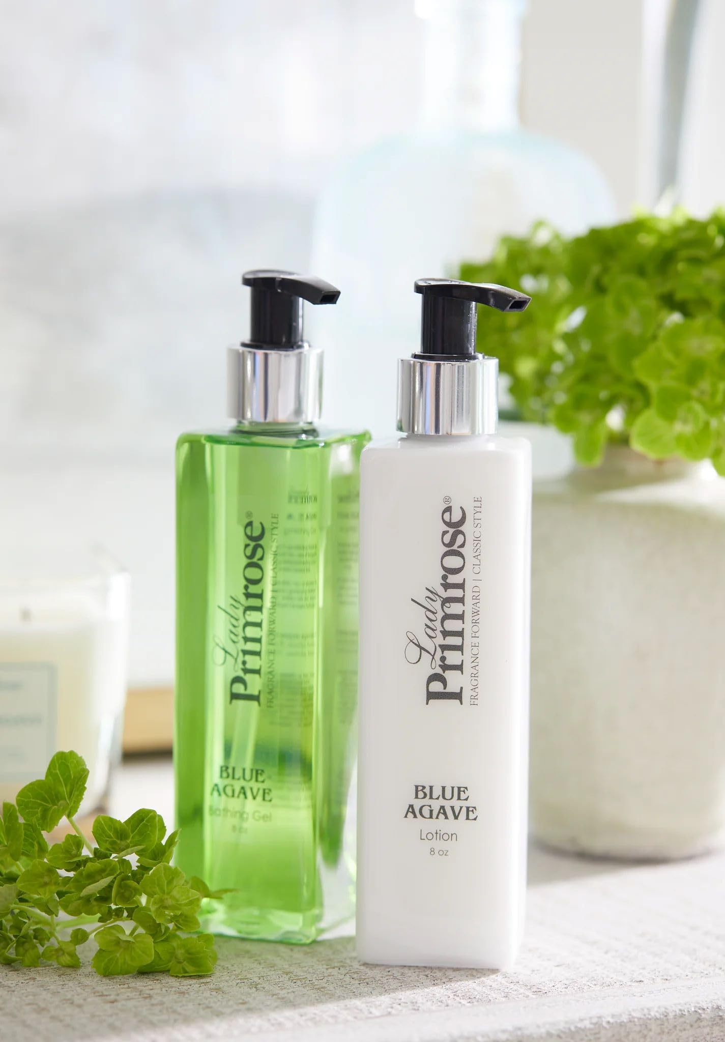 Lady Primrose, Blue Agave Bath and Shower Gel, 8 Fluid Ounces, Green Beauty & Personal Care Lady Primrose