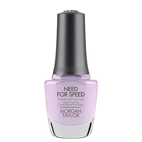 Morgan Taylor Need For Speed Fast Dry Top Coat - Quick-Drying Top Coat, Long-Lasting Shine & Chip-Resistant Finish, Professional Nail Care for All Beauty & Personal Care Morgan Taylor