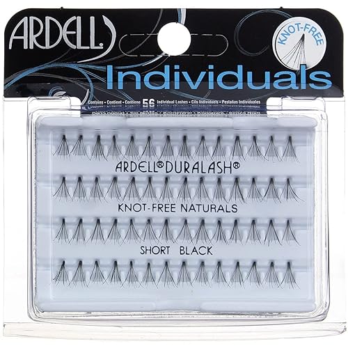 Ardell DuraLash Naturals Flare Individual Lashes, Short Black 56 ea (Pack of 5) Beauty & Personal Care Ardell