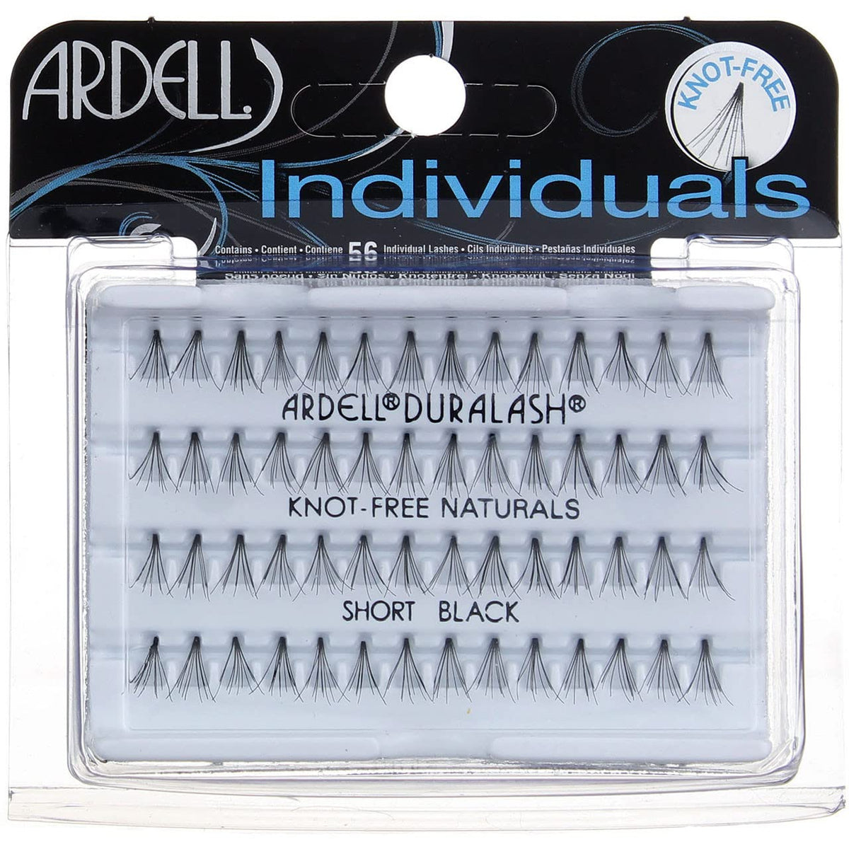 Ardell DuraLash Naturals Flare Individual Lashes, Short Black 56 ea (Pack of 5) Beauty & Personal Care Ardell
