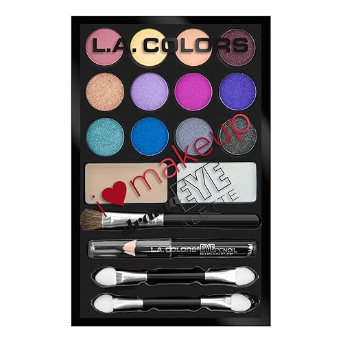 L.A. COLORS I Heart Makeup Eyeshadow Palette, Dazzling C30358 Beauty & Personal Care L.A. COLORS