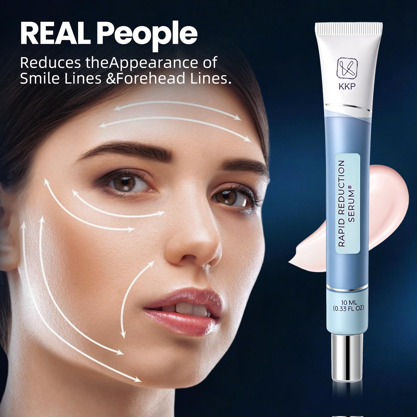 KKP Rapid Reduction Eye Serum & Face Lift Cream - Visibly Reduces Under-Eye Bags, Wrinkles, Dark Circles, Fine Lines & Crow's Feet Instantly, Anti Beauty & Personal Care Nabevin