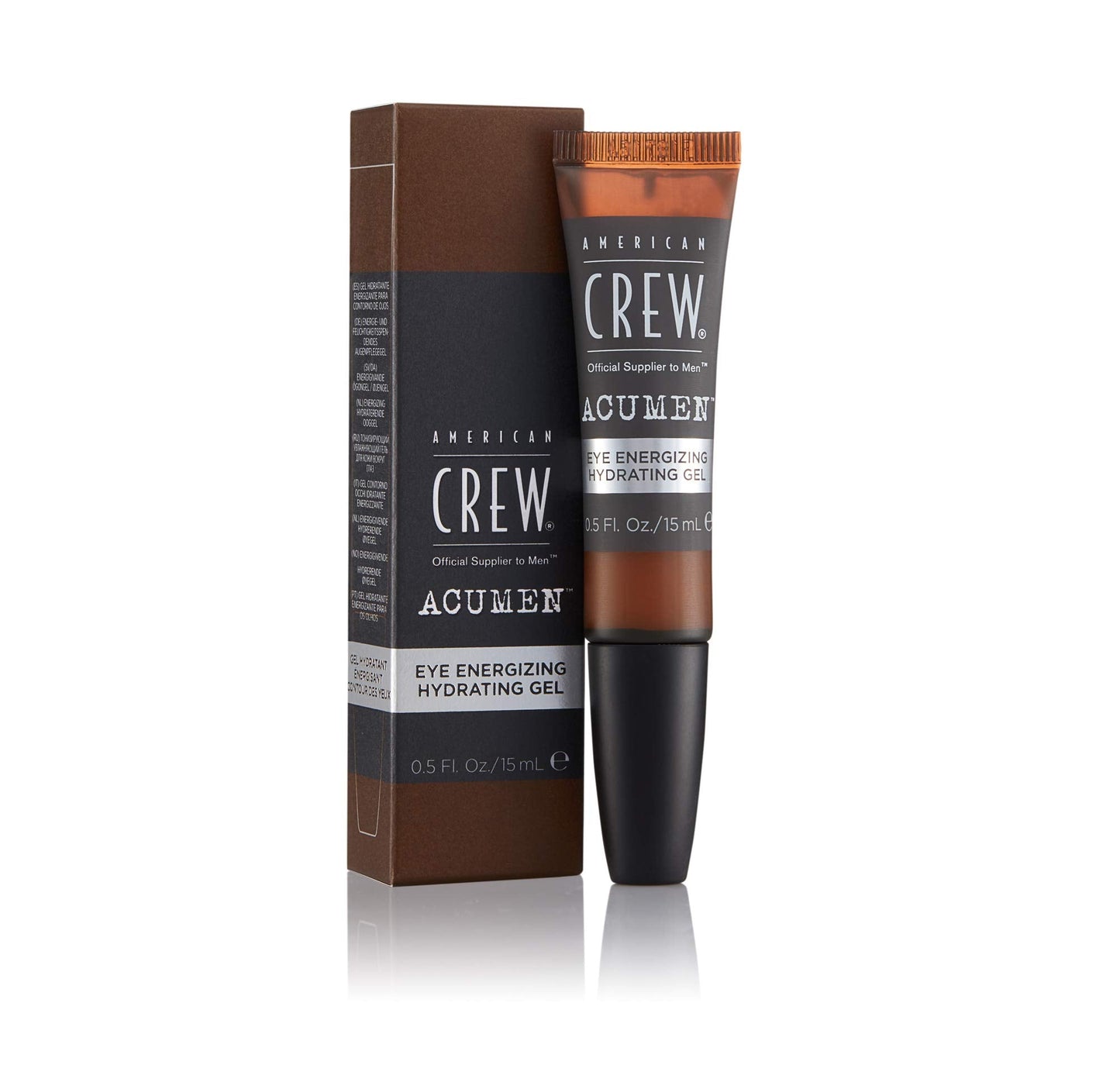 American Crew Men's Eye Hydrating Gel, Energizing Oil-Free Gel to Minimize Puffiness and Reduce Dryness, 0.5 Fl Oz Beauty & Personal Care AMERICAN CREW