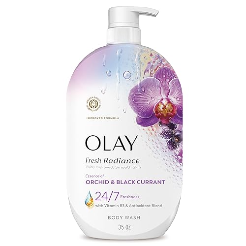 Olay Body Wash for Women, Fresh Radiance, 24/7 Skin-Loving Freshness, Visibly Radiant, Plant Based Cleansers, Vitamin B3 & Antioxidant Blend, For All Beauty & Personal Care Olay