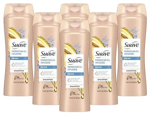 Suave Professionals Shine Shampoo Moroccan Infusion 12.6 Fl oz (Pack of 6) Beauty & Personal Care Suave