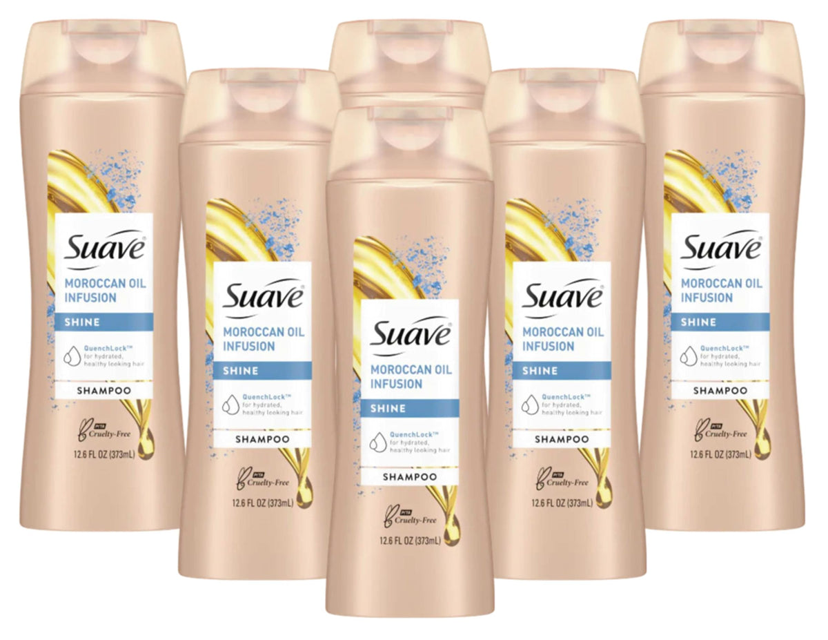 Suave Professionals Shine Shampoo Moroccan Infusion 12.6 Fl oz (Pack of 6) Beauty & Personal Care Suave