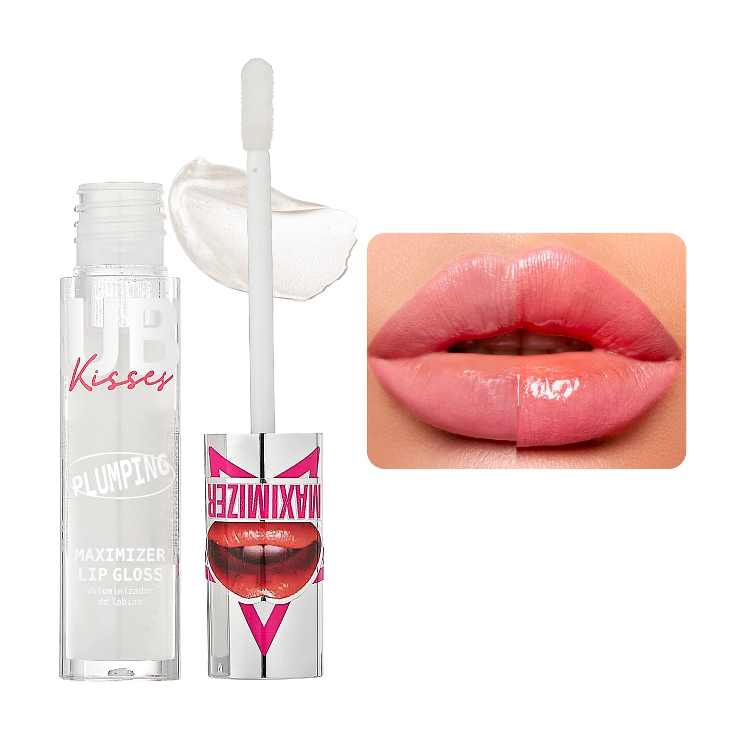 Ruby Kisses Hyaluronic Lip Gloss, High-Shine Volumizing Plumping Hydrating Beauty & Personal Care Ruby Kisses