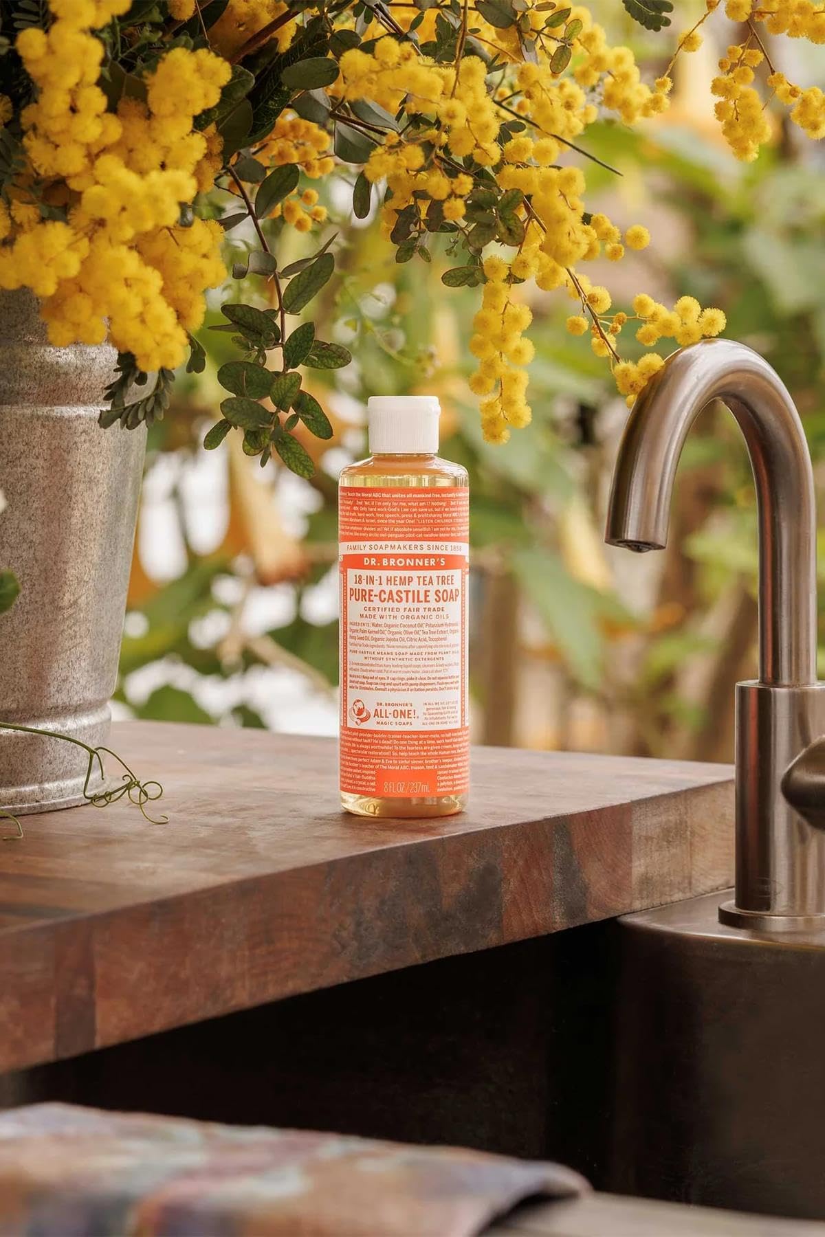 DR. BRONNER'S Castile LIQ SP,OG3,T/Tree 8 OZ 1-EA Beauty & Personal Care Dr. Bronner's