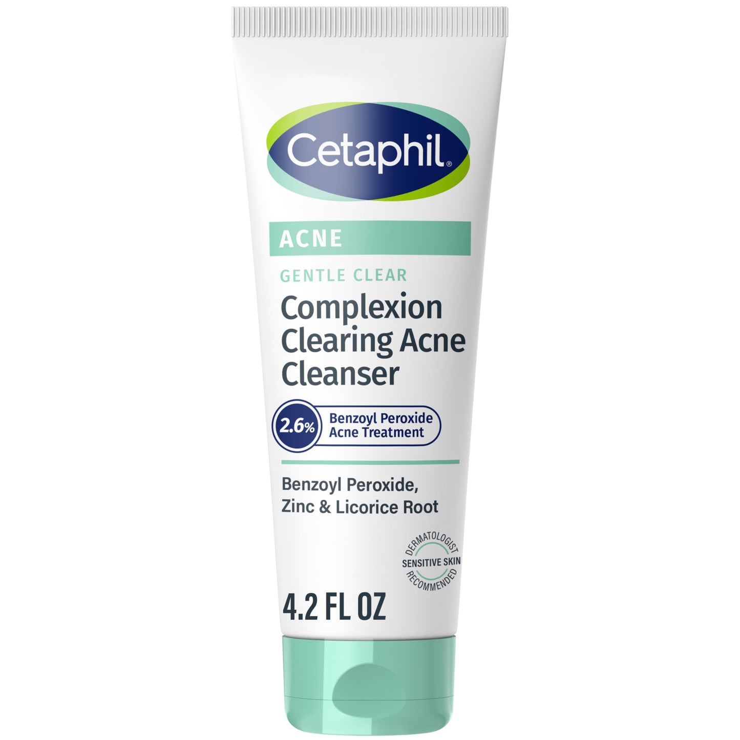 Cetaphil Gentle Clear Complexion-Clearing BPO Acne Cleanser with 2.6% Benzoyl Peroxide, Creamy and Soothing for Sensitive Skin, Suitable for All Skin Beauty & Personal Care Cetaphil