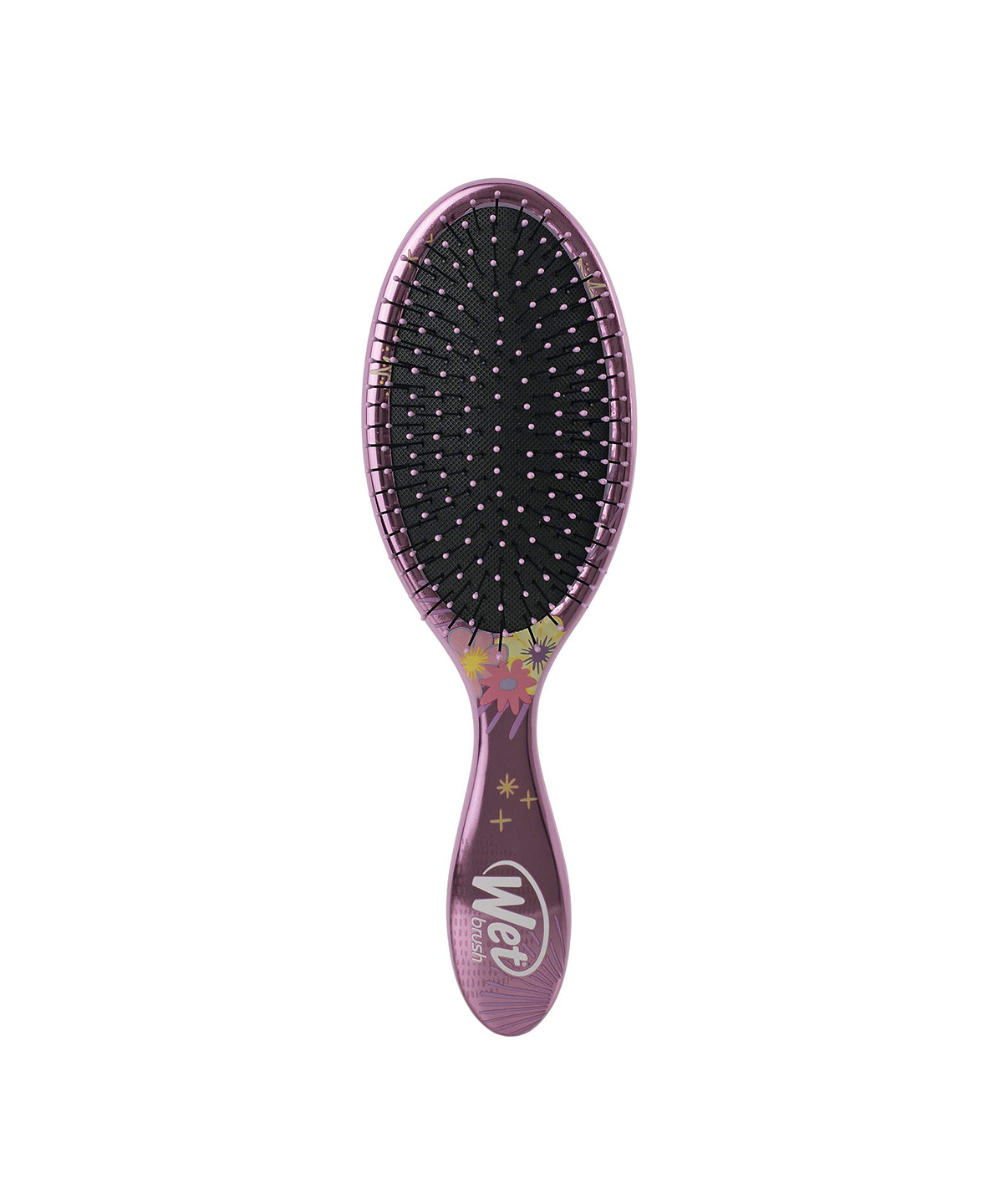 Wet Brush Disney Original Detangler Brush Princess Wholehearted - Tiana, Light Purple - All Hair Types - Ultra-Soft IntelliFlex Bristles Glide Through