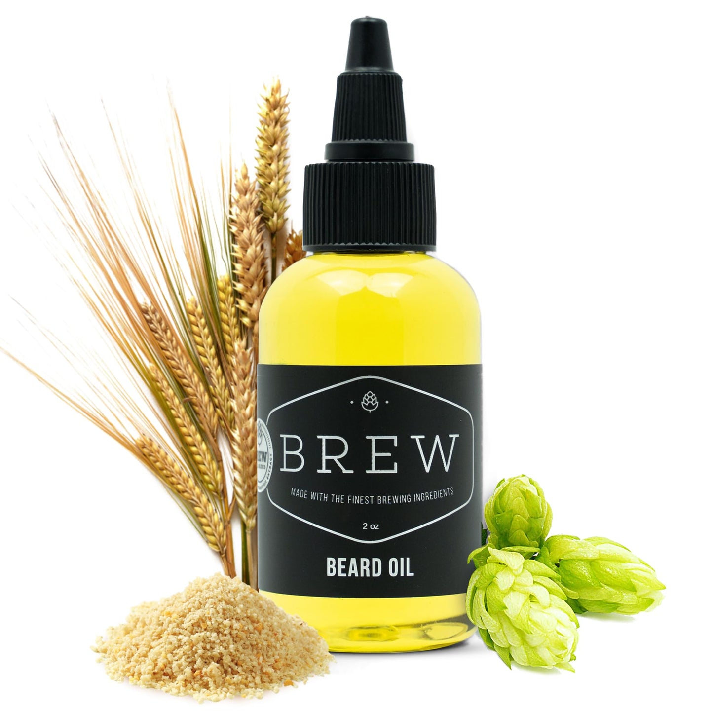 Brew Grooming Beard Oil For Men - 2 oz - Natural Scent Formula Oils for Beard - Revitalize, Nourishing, Softening Beard Oil, Paraben Free - For All Beauty and Personal Care Brew Grooming