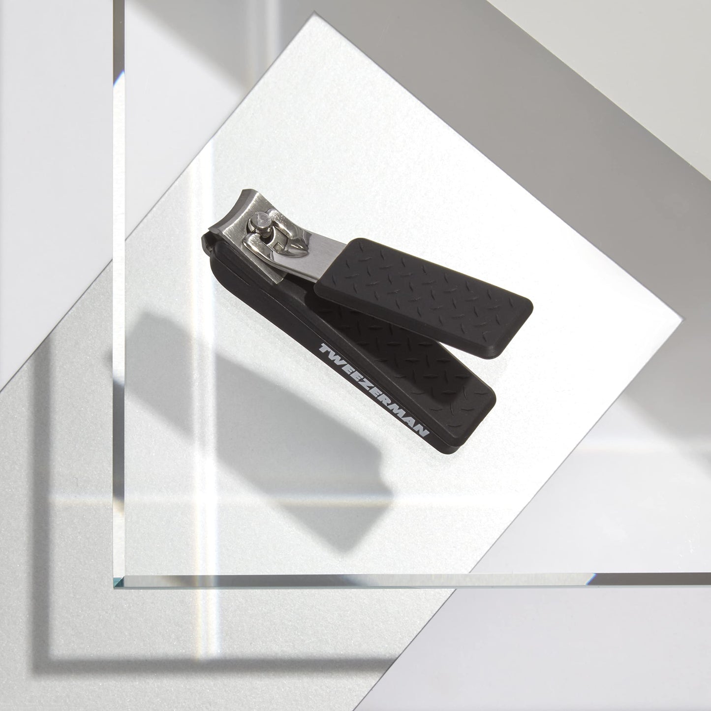 Tweezerman Precision Grip Fingernail Clipper, Black Beauty & Personal Care Tweezerman