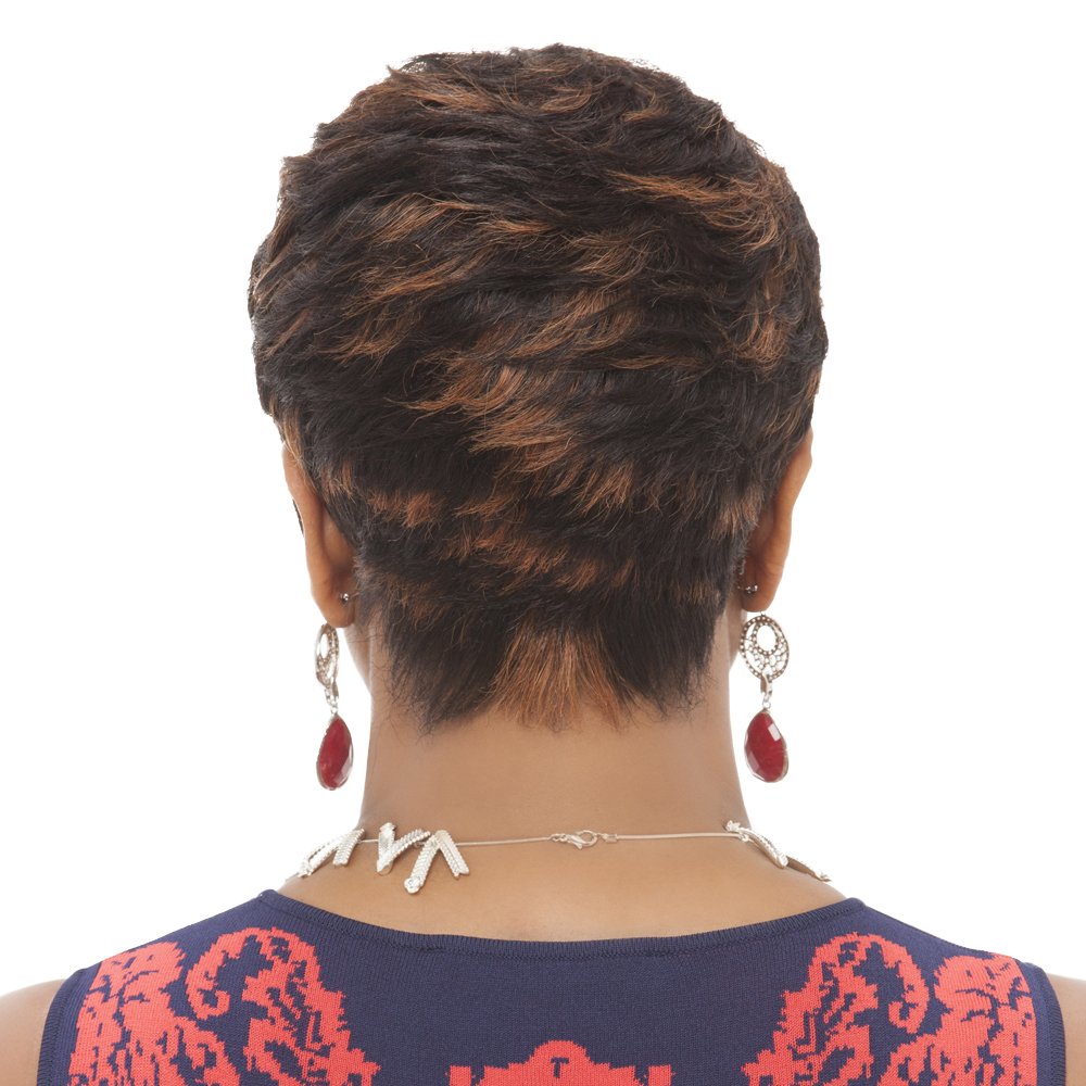 Vivica A. Fox HH-CARITA Express Wig, Half Wig, Synthetic Fiber in Color 1B