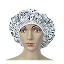 4PCS Salon Aluminum Foil Baking Oil Hair Cap Portable Nourishing Dry Disposable Shower Cap Waterproof Ultra-thin Bath Hat Hoods Bathroom Products Beauty & Personal Care Fodattm