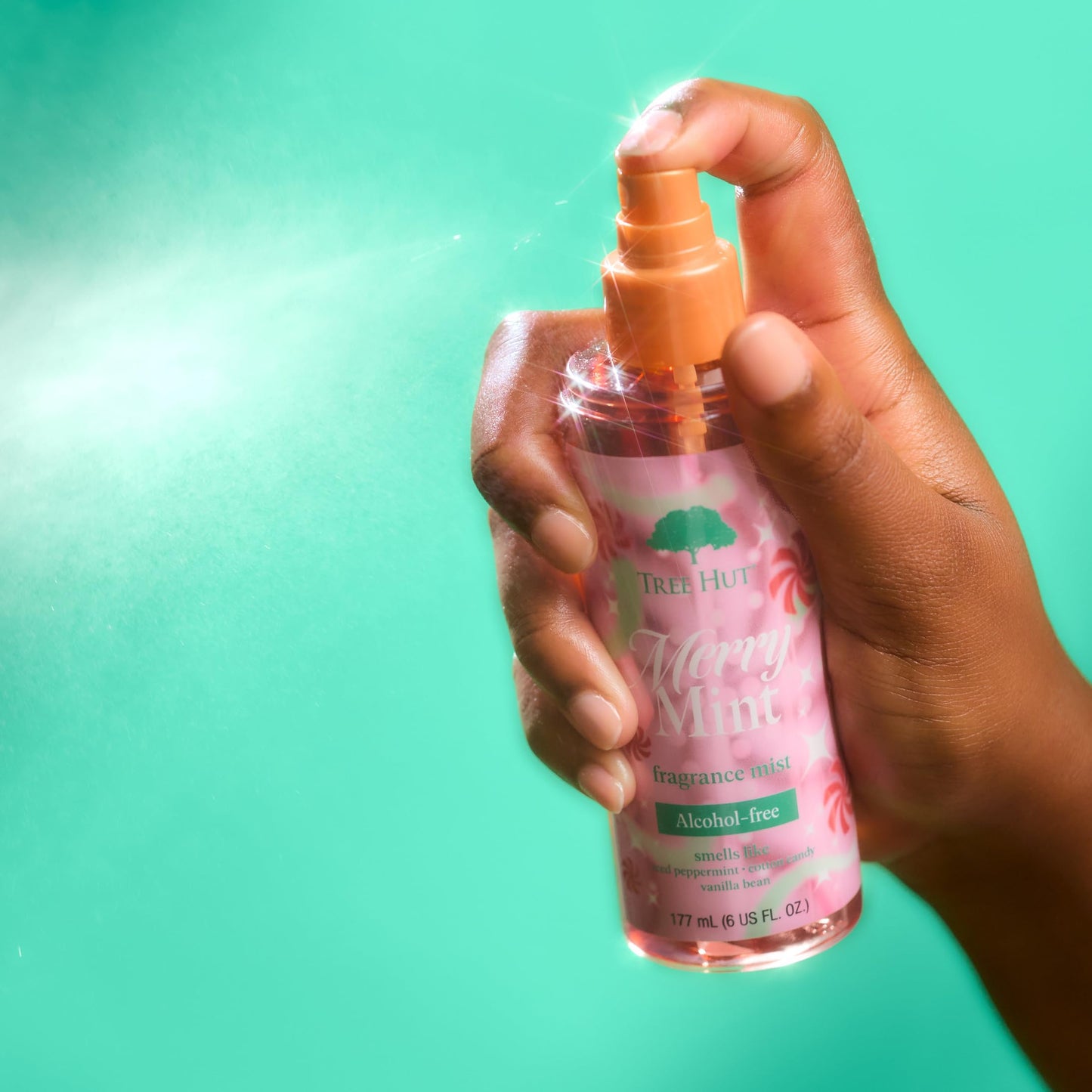 Tree Hut Merry Mint Hair & Body Mist, Spritz On for a Refreshed Feel or Layer with Your Favorite Scents, Versatile Body Spray, Limited Edition Beauty & Personal Care Tree Hut