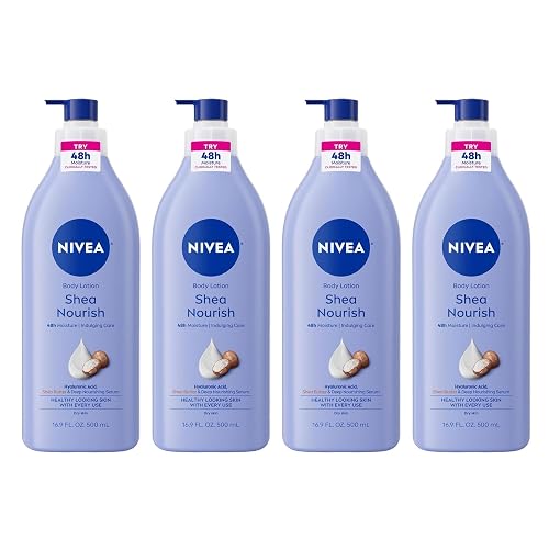 NIVEA Shea Daily Moisture Body Lotion, 16.9 oz (Pack of 4) Beauty & Personal Care NIVEA