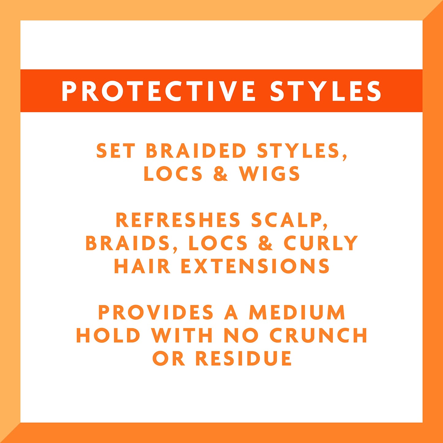 Cantu Protective Styles by Angela Set & Refresh Foam with Apple Cider Vinegar & Aloe, 8 Ounce Beauty & Personal Care Cantu