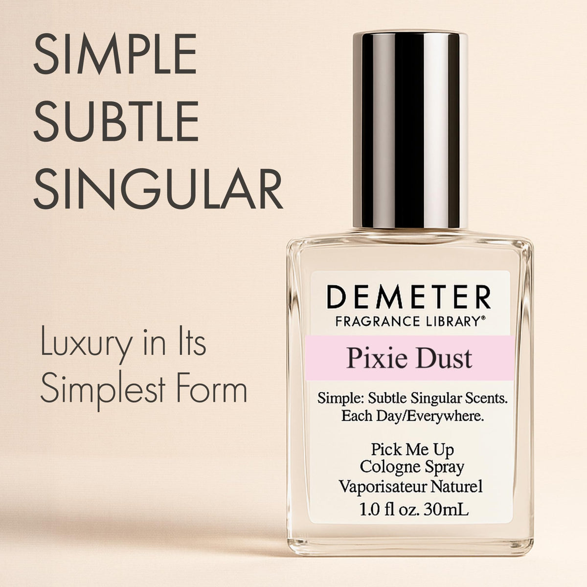 DEMETER Natural Perfume Spray Cologne for Women, Pixie Dust, 1 oz Beauty & Personal Care DEMETER