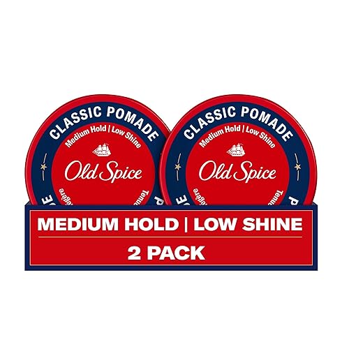 Old Spice Classic Pomade for Men, Medium Hold, Low Shine, Men's Hair Styling, 2.22 Oz Each, Twin Pack Beauty & Personal Care Old Spice
