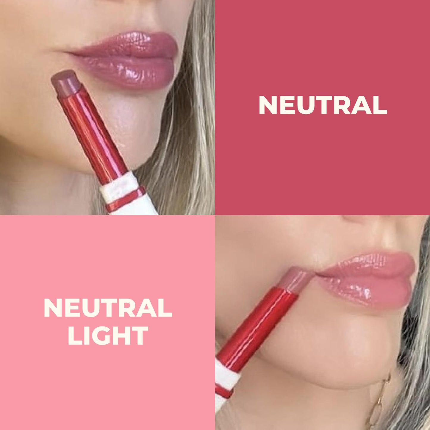 Beauty For Real Lip Revival Essential Hydration Serum Lipstick, Neutral - Lightweight & Hydrating - Contains Hyaluronic Acid, Mango Butter, and Beauty & Personal Care Beauty For Real