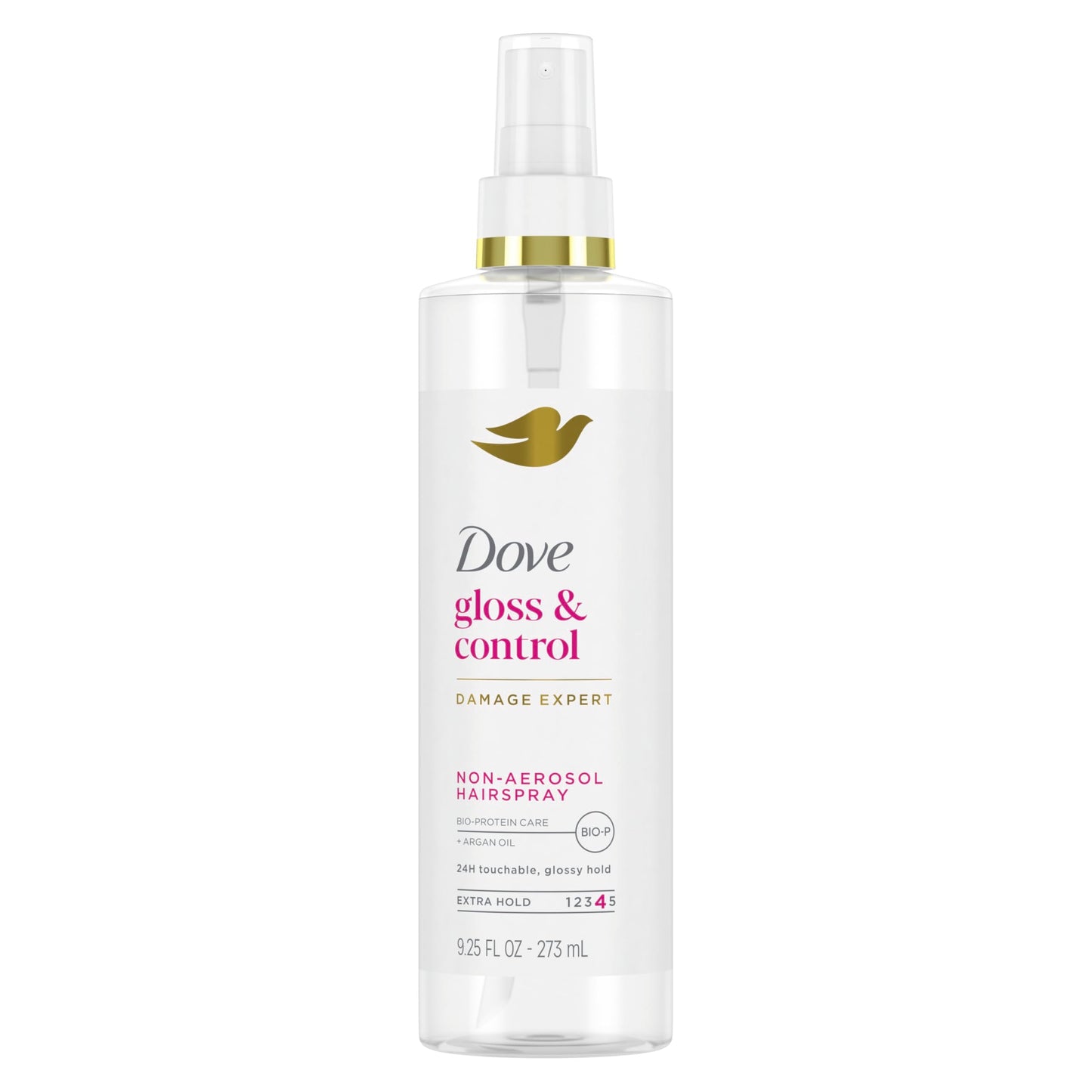 Dove Extra Hold Styling Hairspray Gloss & Control Hairspray Non-Aerosol for Long-Lasting Hold & Shine for 24H Touchable, Glossy Hold 9.25 oz Beauty & Personal Care Dove