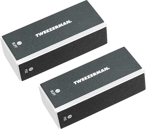 Tweezerman Black Nail Buff (2 Pack) Beauty & Personal Care Tweezerman