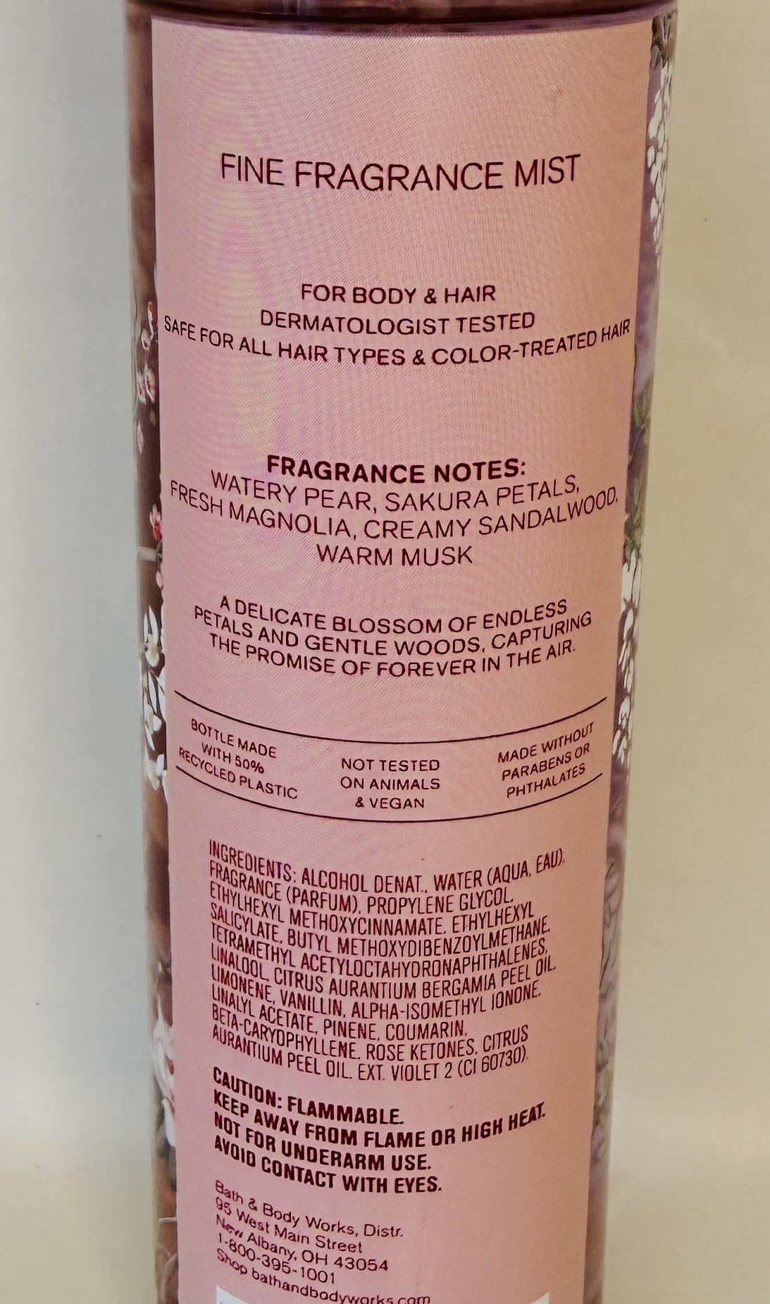 Bath & Body Works Fine Fragrance Mist Forever Cherry Blossom 2 Pack - Soft Floral Body Spray Beauty & Personal Care Bath & Body Works