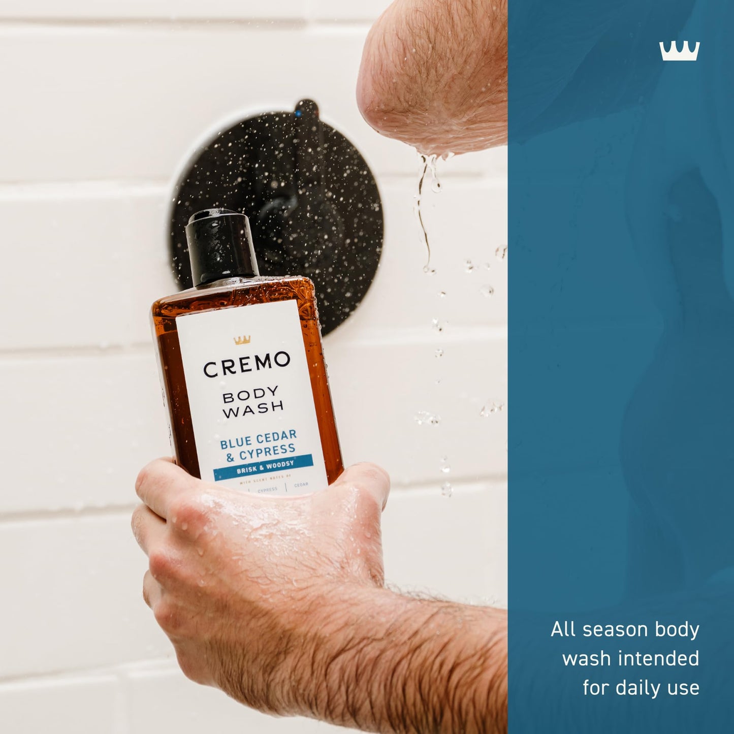 Cremo Body Wash for Men, Rich-Lathering Cypress and Cedar, 16 Fl Oz Beauty & Personal Care Cremo