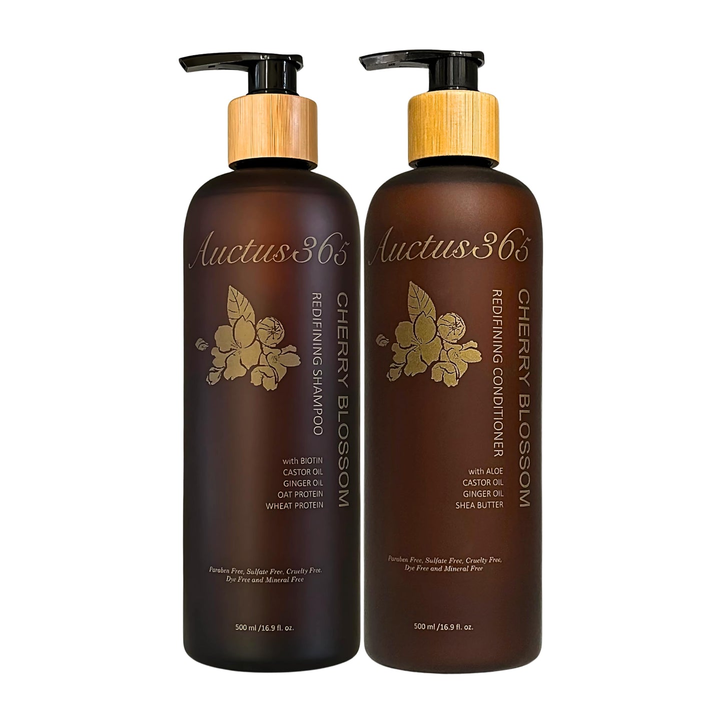 Auctus365 100% Organic Cherry Blossom Shampoo and Conditioner Beauty & Personal Care Auctus365