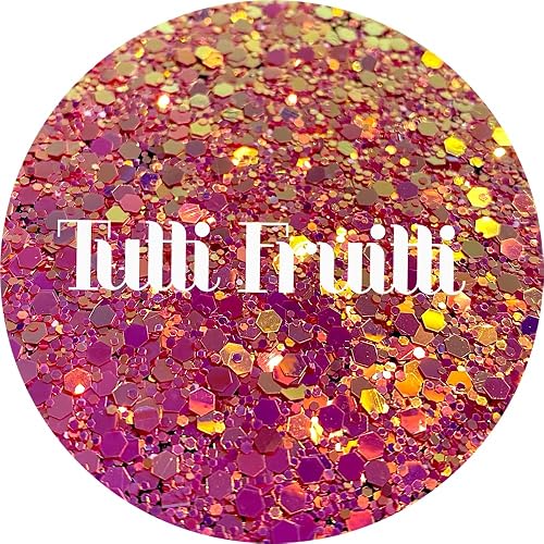 Pink Polyester Glitter | Craft Glitter | Glitter for Arts & Crafts | Tumblers | Cosmetics | Nails | Epoxy Resin Art | Slime | DIY | Body Glitter | 1 Beauty & Personal Care Glitter Heart Co.