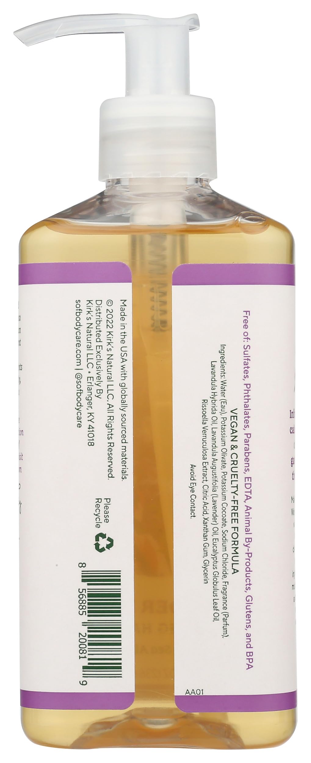 South Of France, Hand Wash Lavender Fields, 8 Fl Oz Beauty & Personal Care South Of France