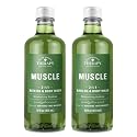 Village Naturals Therapy Muscle Foaming Bath Oil and Body Wash 16 oz. 2 pack, Green, 16 oz Beauty & Personal Care Village Naturals Therapy