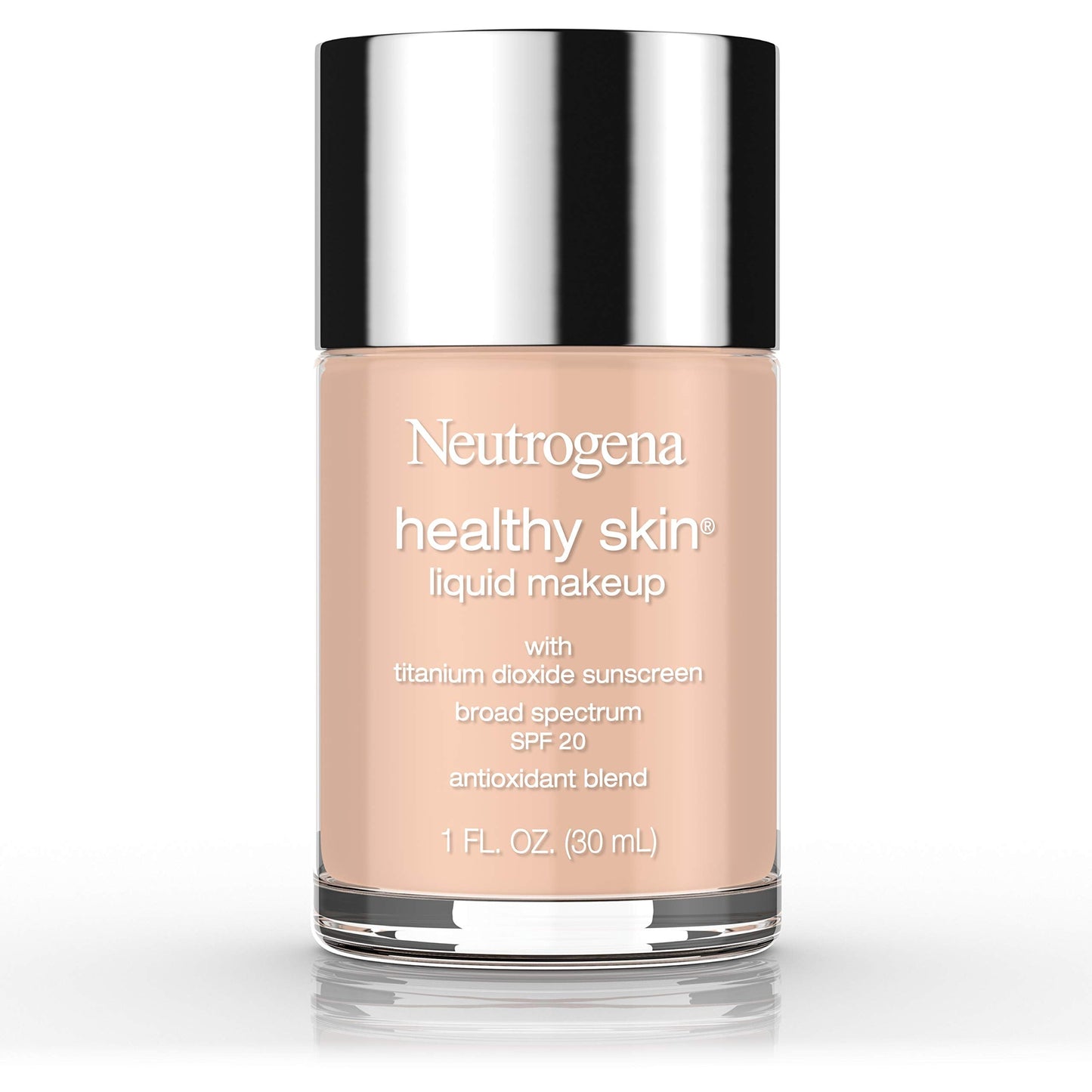 Neutrogena Healthy Skin Liquid Makeup Foundation, Broad Spectrum SPF 20 Sunscreen, Lightweight & Flawless Coverage Foundation with Antioxidant Vitamin Beauty & Personal Care Neutrogena