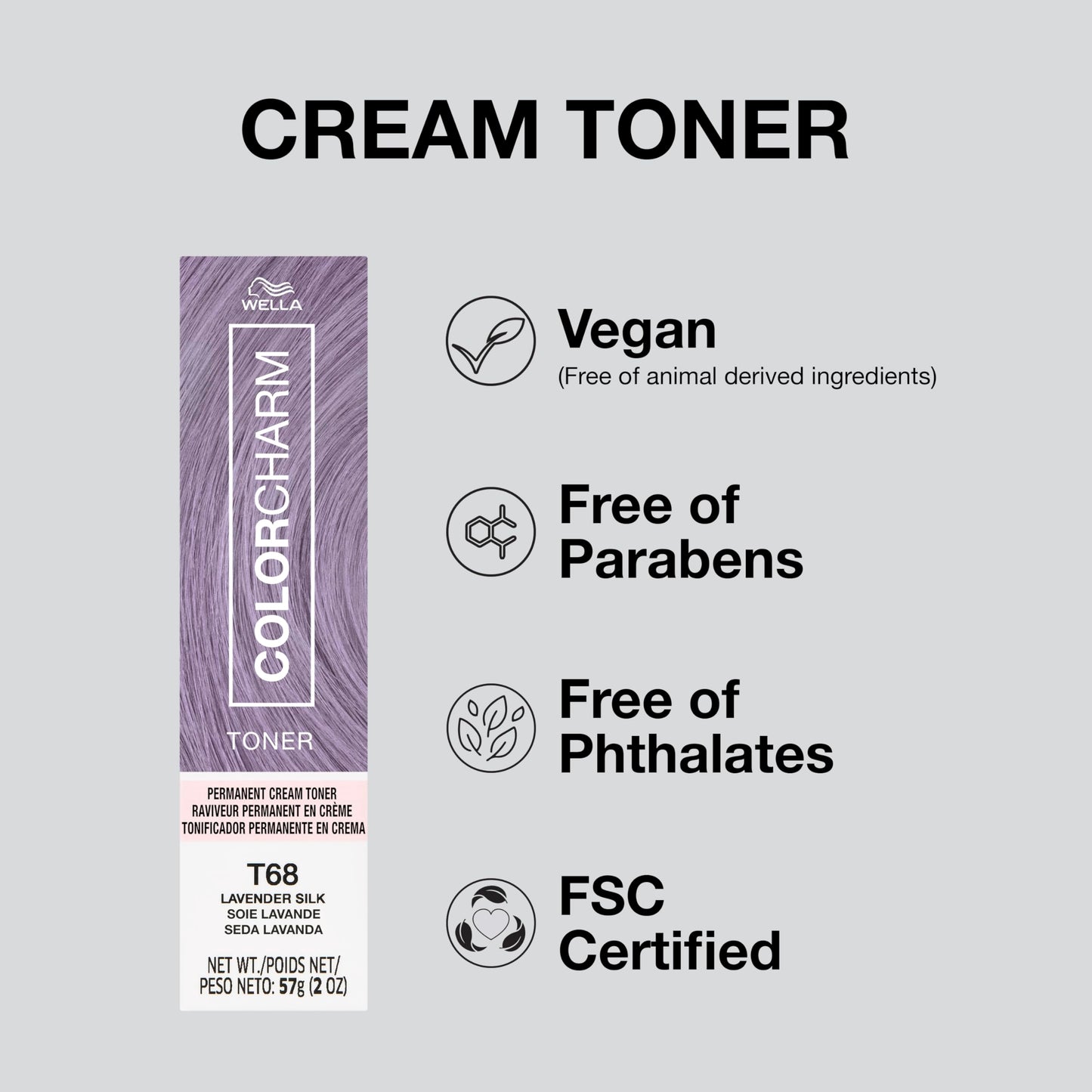 COLORCHARM Permanent Cream Toner | Neutralize Brass | Free of Animal-Derived Ingredients, Parabens & Gluten Free | T16 Polar Ice | 2 oz Beauty and Personal Care COLORCHARM