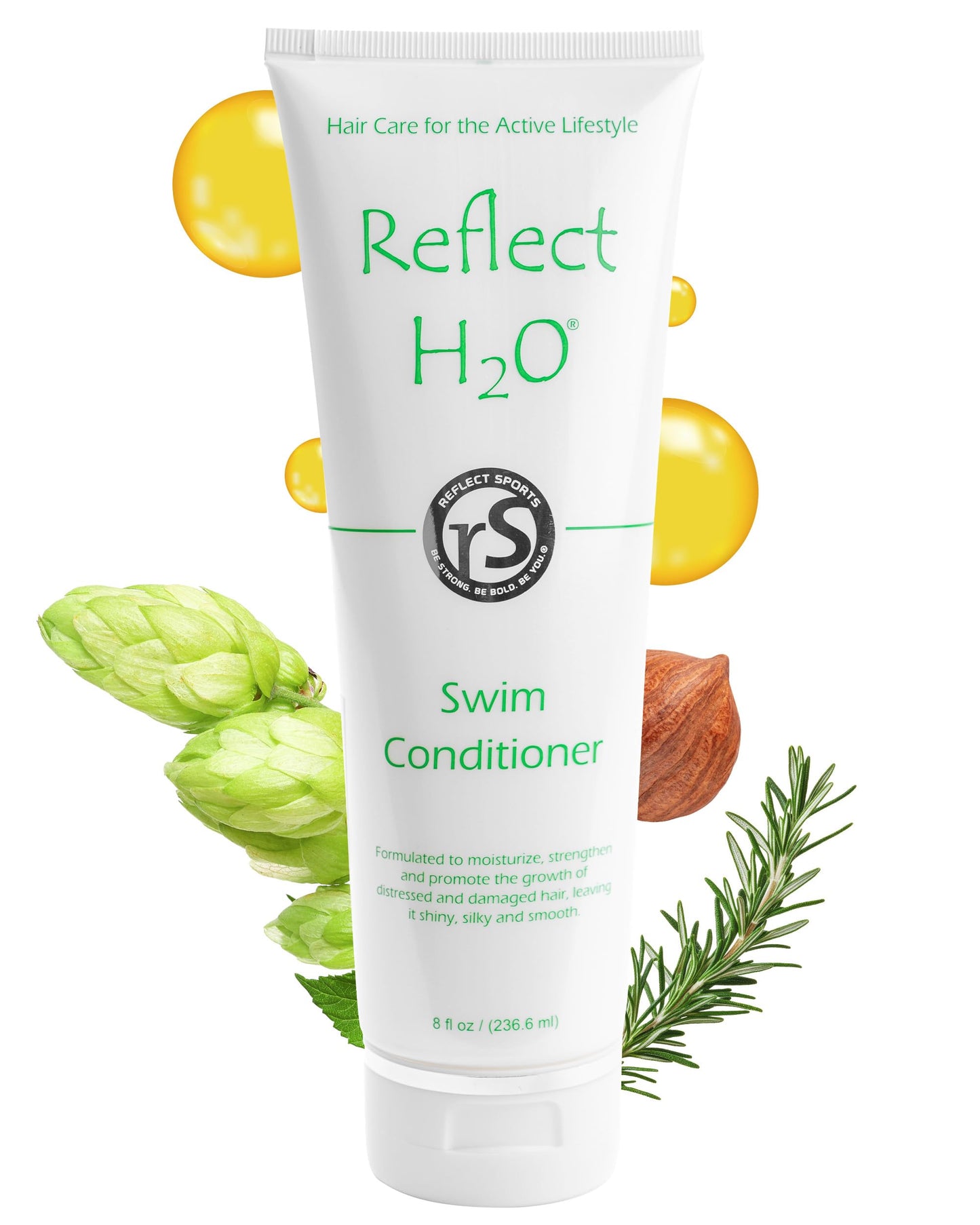 Reflect H?O Swim Conditioner - Moisturizing & Strengthening Swim Hair Care Conditioner for Damaged Hair - Sulfate-Free Chlorine Hair Protection Beauty & Personal Care Reflect Sports
