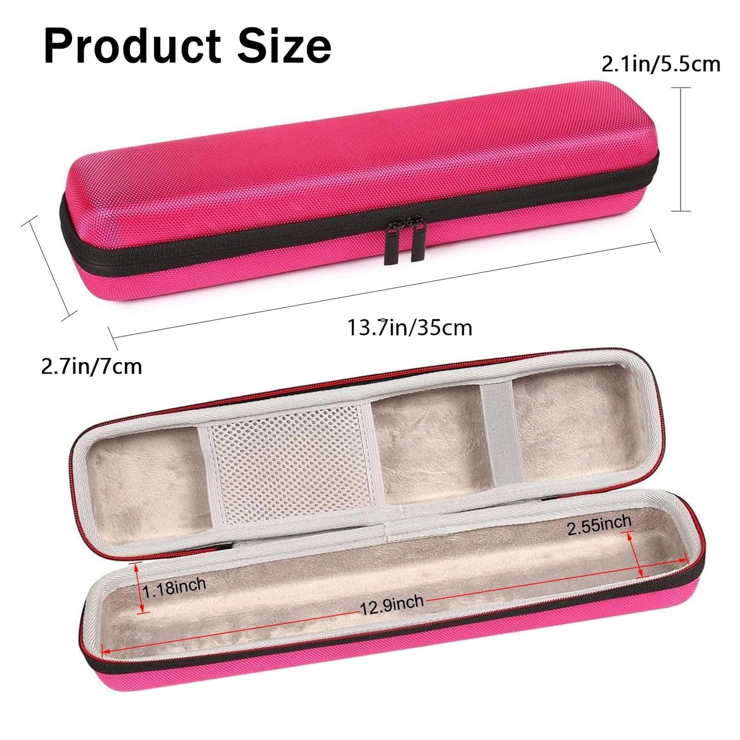 Faylapa Hard Carry Travel Case for Classic Hair Straightener Curling Irons Styler,Hair Straightener EVA Case for Vacation(Accessories Not Beauty & Personal Care Faylapa