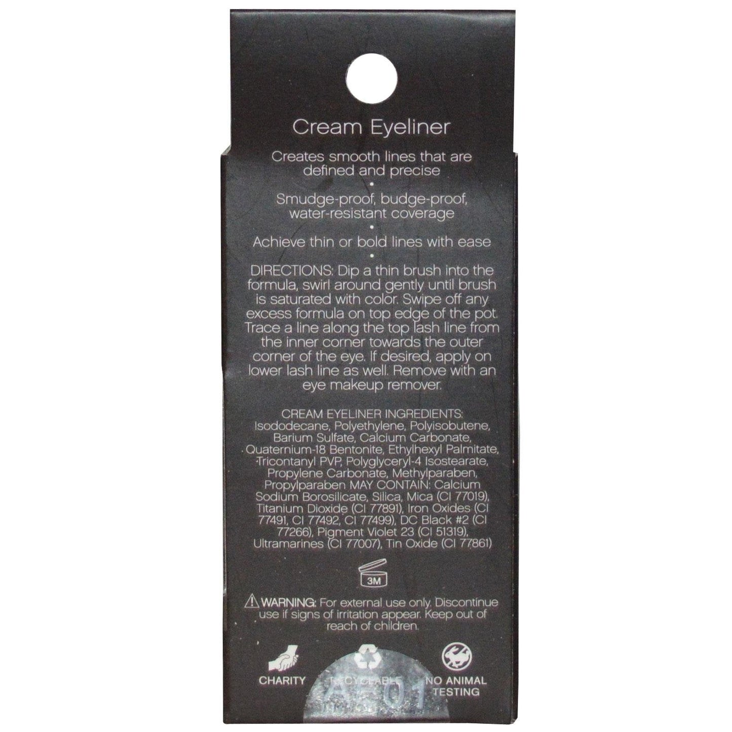 e.l.f. Cream Eyeliner, Gunmetal, 0.17 Ounce Beauty & Personal Care e.l.f.