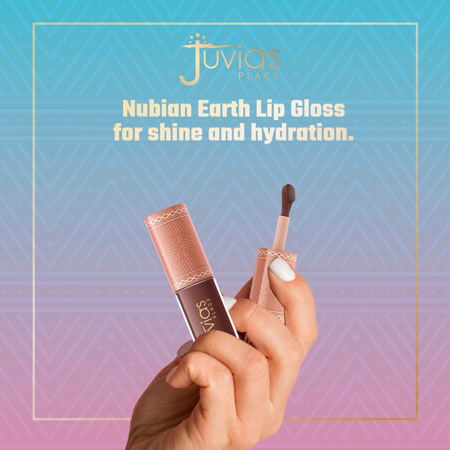 Juvia's Place Nubian Earth Lip Reflect Lip Gloss Meroe - Non-sticky Lip Makeup, Hydrating, Tinted Lip Gloss, Shine & Glow Lip Makeup, Beauty & Beauty & Personal Care Juvia's Place