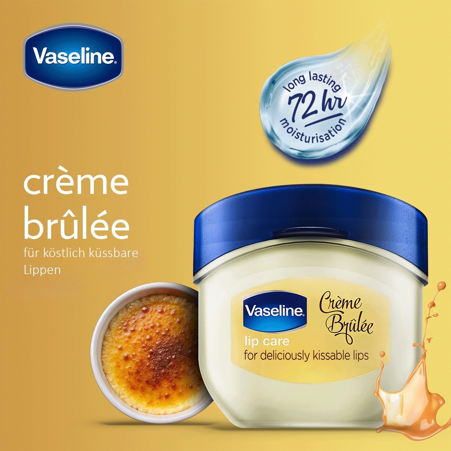 Vaseline Lip Therapy Lip Balm, Creme Brulee 0.25 oz (Pack of 2) Beauty and Personal Care Vaseline