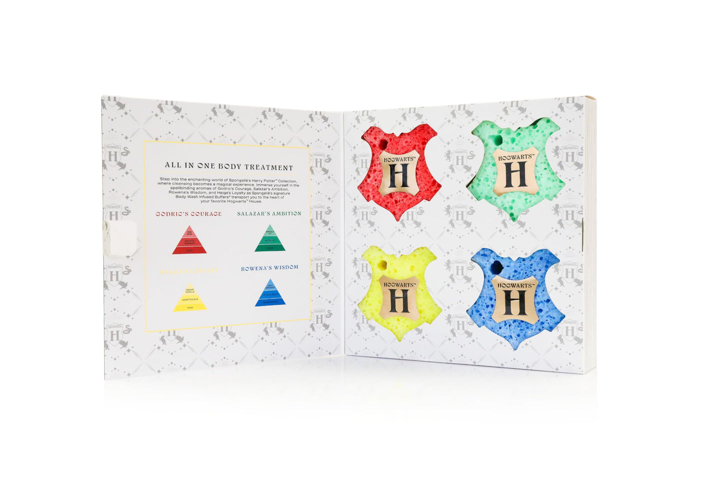 Spongelle Harry Potter Gift Set (Gryffindor, Slytherin, Ravenclaw, Hufflepuff) Beauty & Personal Care SPONGELLÉ