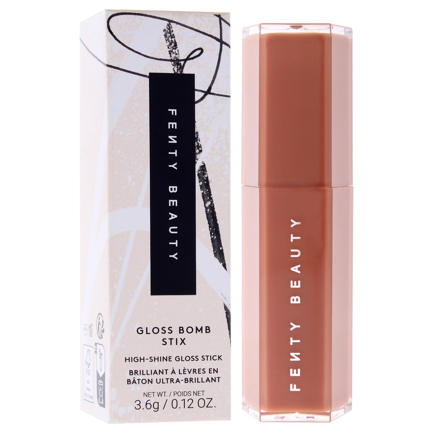 FENTY BEAUTY Gloss Bomb Stix High-Shine Gloss Stick .12OZ (SP'ICE COLD, .12OZ) Beauty & Personal Care FENTY BEAUTY