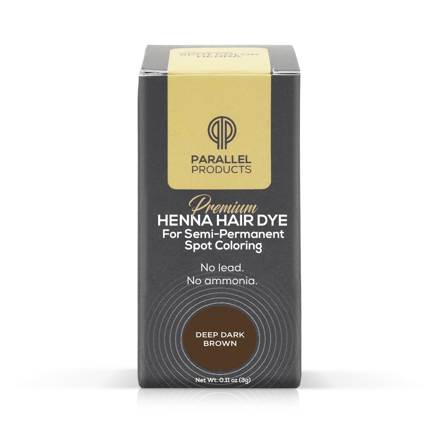 Parallel Products Spot Color Henna Kit - Henna Hair Dye - 3 grams - Tint for Professional Spot Coloring - With Mixing Dish - Covers Grey Hair - Root Beauty and Personal Care PARALLEL PRODUCTS