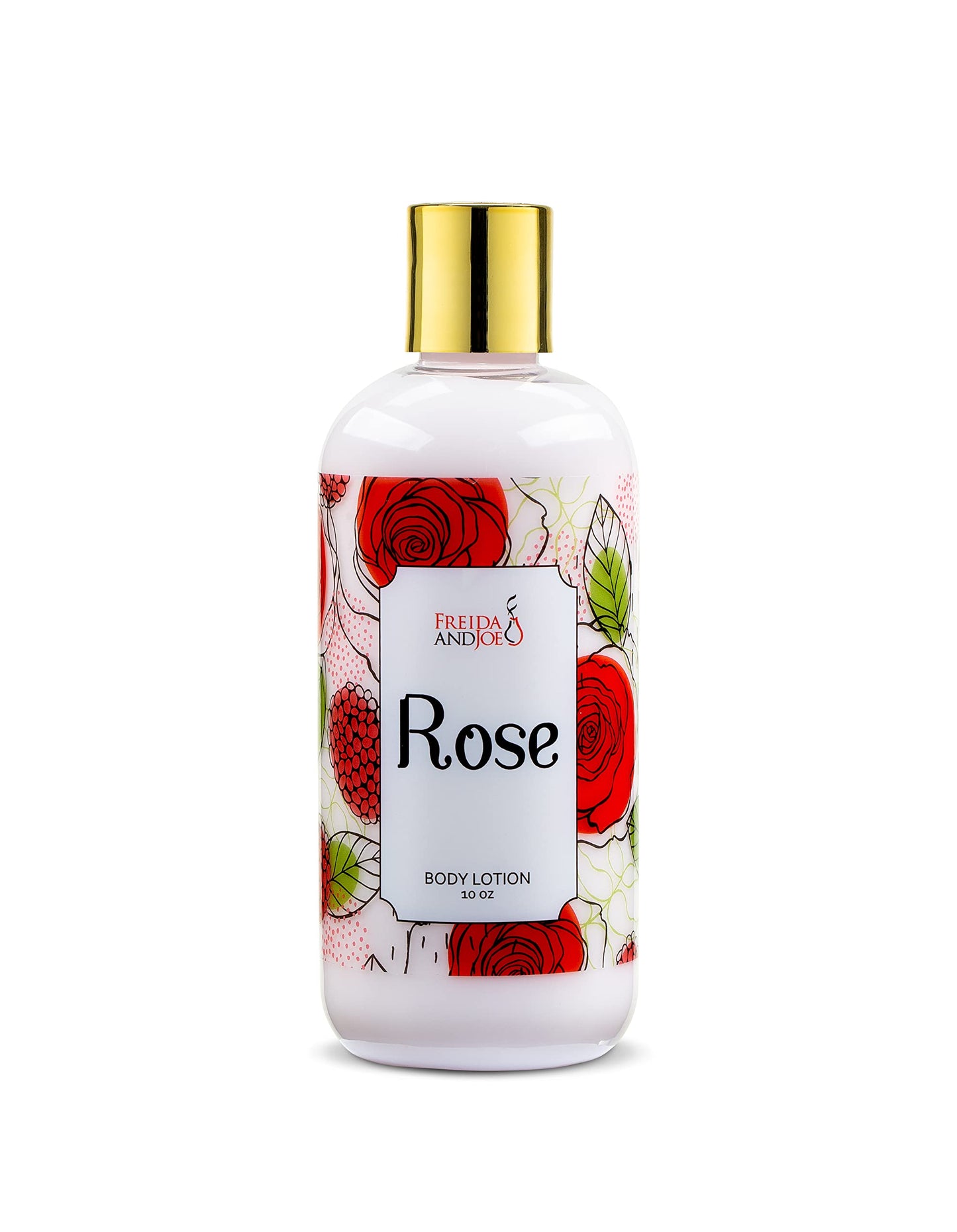 Rose Home Spa Gift 10oz Deep Moisturizing Fragrance Body Lotion & 8 oz. Fine Fragrance Body Mist Set Luxury Self-Care Combo for Women and Girls (Rose) Beauty & Personal Care Freida and Joe