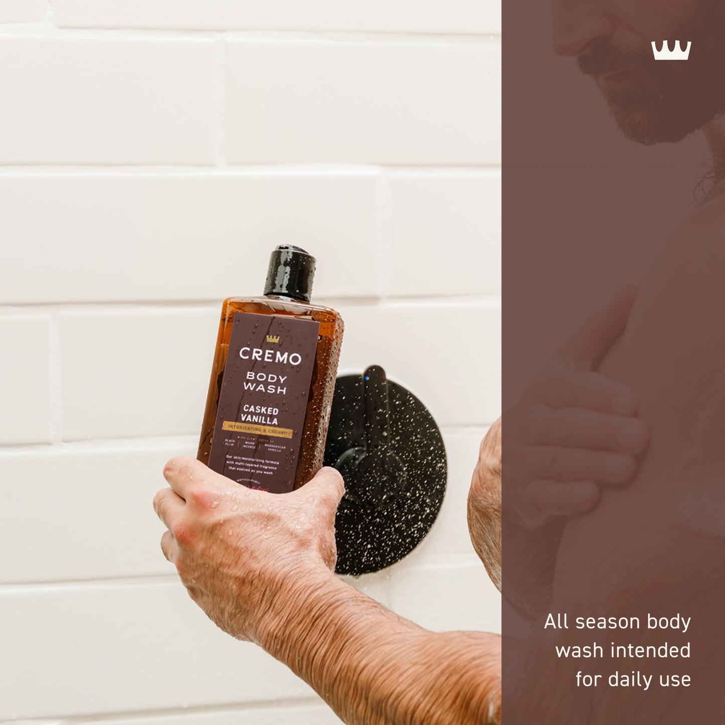 Cremo Body Wash for Men, Rich-Lathering Casked Vanilla, 16 Fl Oz Beauty & Personal Care Cremo