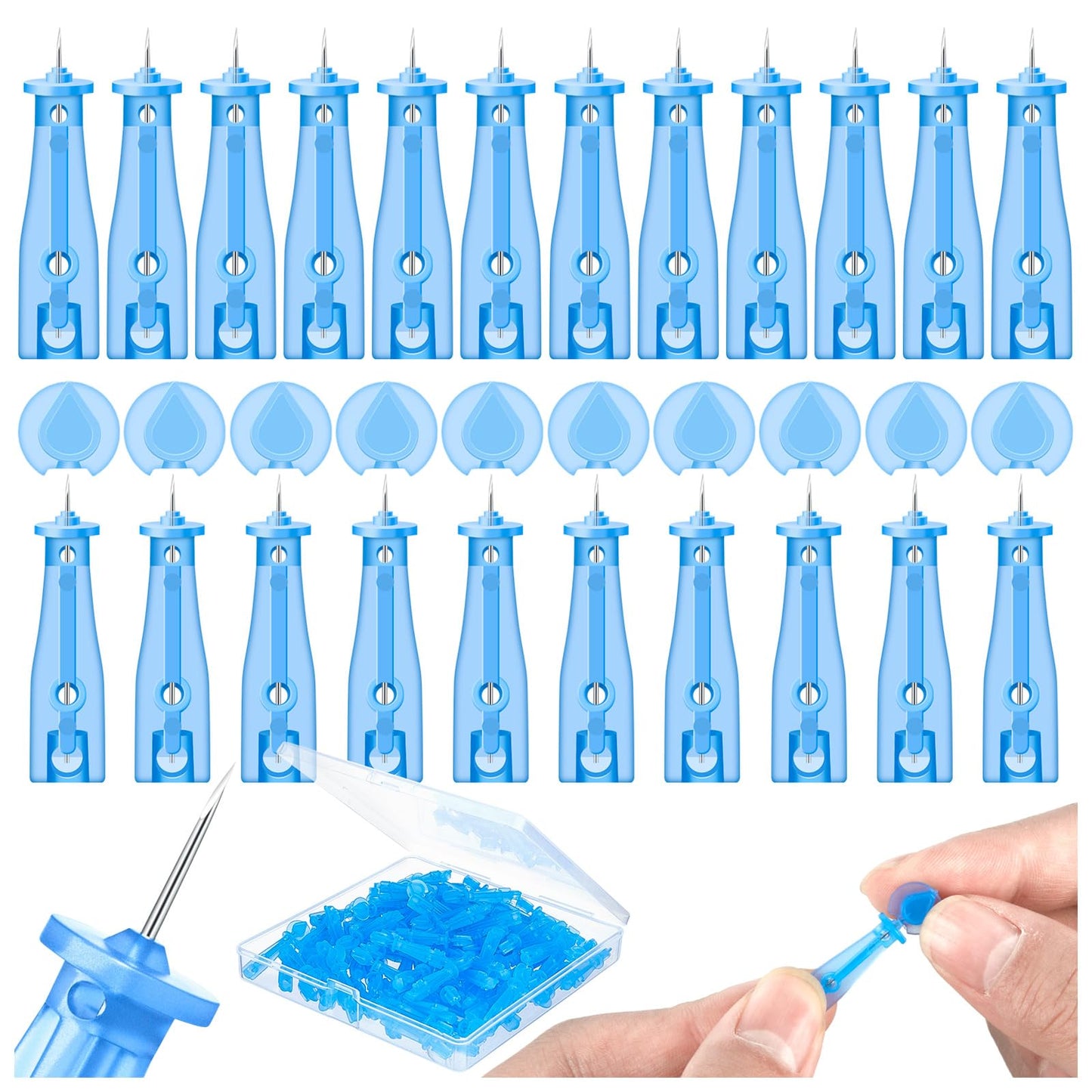 Lancets for Facial Extraction, 100Pcs Disposable Acne Needle Effective Blemish and Blackhead Removal Tools for Clear Skin Beauty and Personal Care HFYHWT