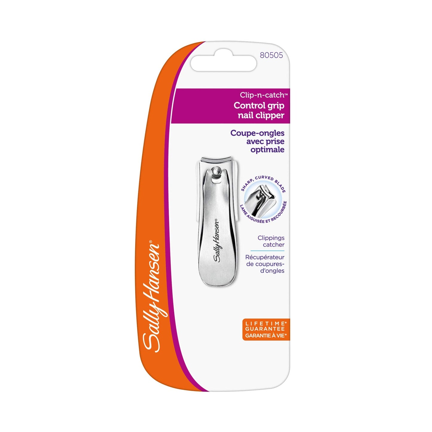 Sally Hansen Beauty Tools, Clip N' Catch-Control Grip Nail Clip with Catcher , 1 Count (Pack of 1) Beauty & Personal Care Sally Hansen