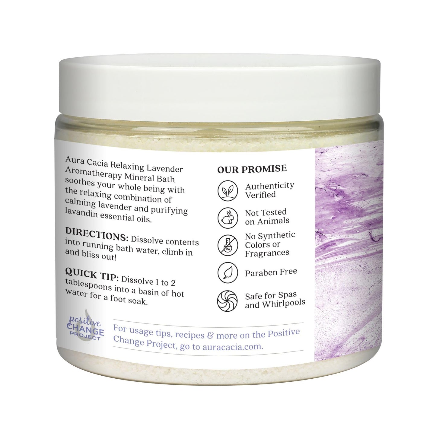 Aura Cacia Aromatherapy Mineral Bath, Relaxing Lavender, 16 Ounce jar (Pack of 2) Beauty and Personal Care Aura Cacia