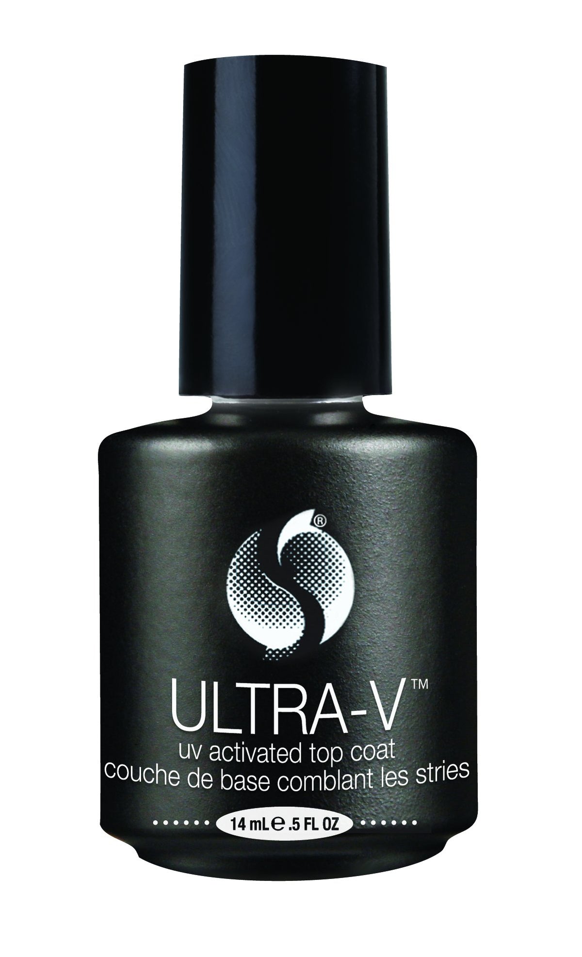 Seche Ultra-V UV Gel Top Coat Nail Polish - Clear Topcoat Gel Nail Polish, Quick-Dry & Long-Wearing Soak Off Lamp, Salon & At-Home Use, 0.5 Fl Oz